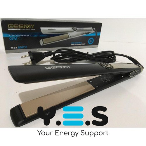 Професійна праска-плойка для випрямлення волосся Gemei GM-416, кераміка, 150–230°C