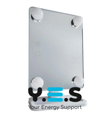 Дзеркало для макіяжу Mirror Angel 360° з LED-підсвіткою та сенсорним керуванням