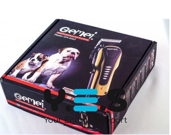 Бездротова машинка для стрижки тварин GEMEI PRO GM-6063 для вовни
