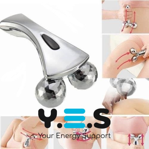 3D роликовий масажер MASSAGER для обличчя та тіла, 360° ліфтинг і тонус шкіри