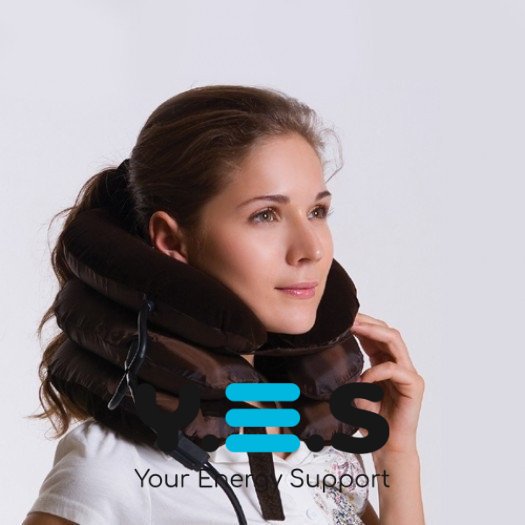 Лікувальний надувний масажер-комір для шийного відділу хребта Tractors