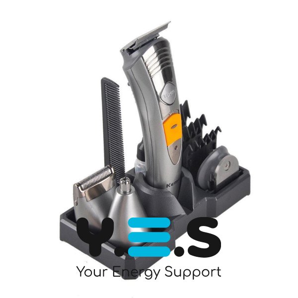 Машинка для стрижки волосся 7-в-1 Kemei KM-580A, тример-бритва CG21 PR4