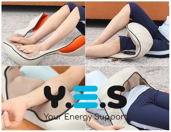 Роликовий масажер для шиї та спини з розминанням Massager of Neck Kneading