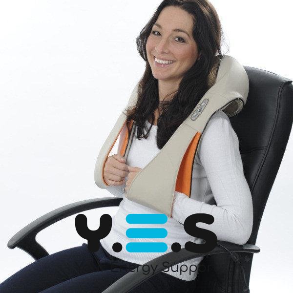 Роликовий масажер для шиї та спини з розминанням Massager of Neck Kneading