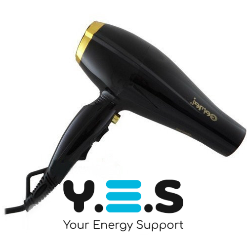 Професійний фен для волосся Gemei GM-1765 — 2800 Вт, потужний потік повітря