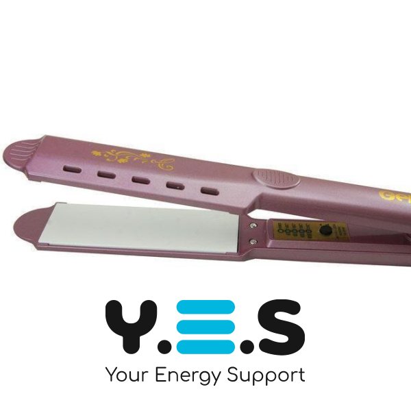 Випрямляч-плойка для волосся Gemei GM-2957 з керамічним покриттям