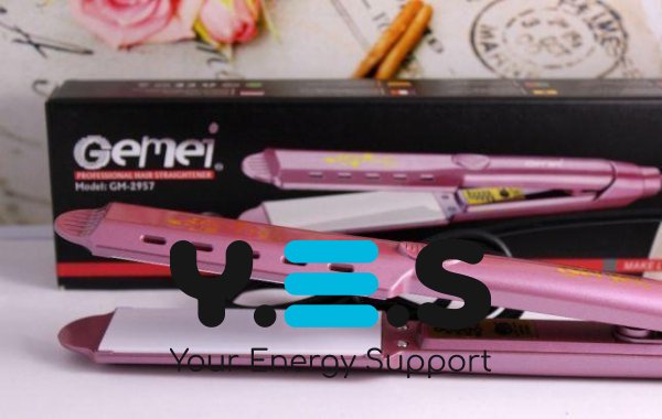 Випрямляч-плойка для волосся Gemei GM-2957 з керамічним покриттям