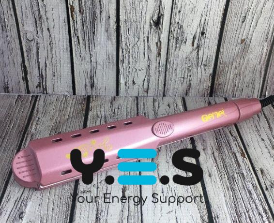 Випрямляч-плойка для волосся Gemei GM-2957 з керамічним покриттям