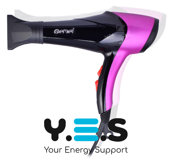 Фен для волосся Gemei GM-1786 2600W з насадкою-концентратором
