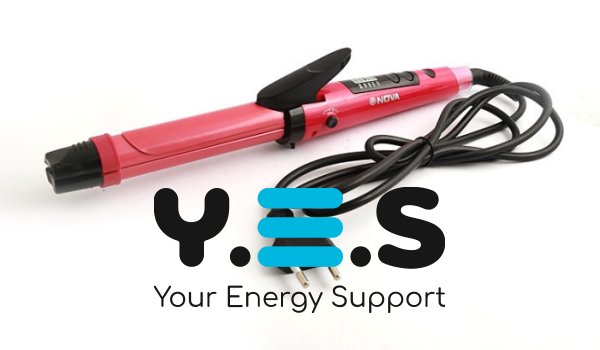 Праска-стайлер для волосся NOVA NHC-2009 2в1 кераміка: випрямлення і завивка (щипці)