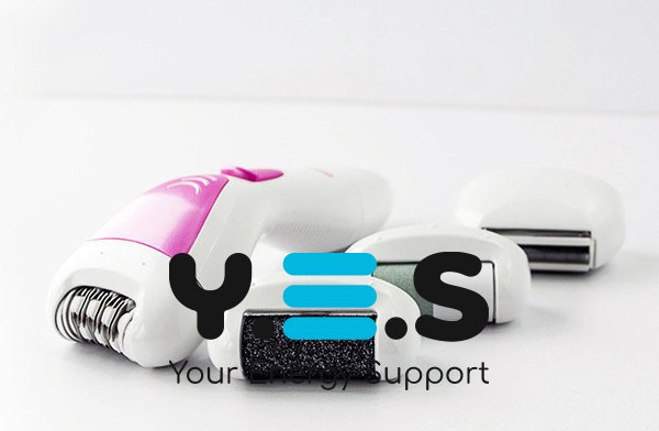 Жіночий епілятор Gemei GM-7006 4-в-1 з насадками для педикюру