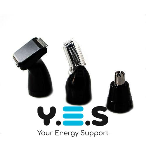 Тример GEMEI GM-3107 3-в-1 для бороди, брів і вух