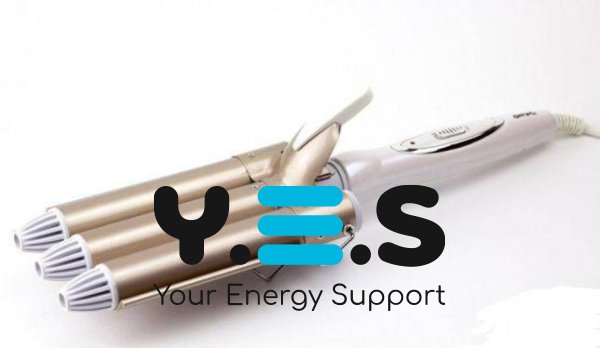 Плойка GEEMY GM-1988-25 «3 хвилі» 25 мм — потрійна хвиля для локонів та укладки