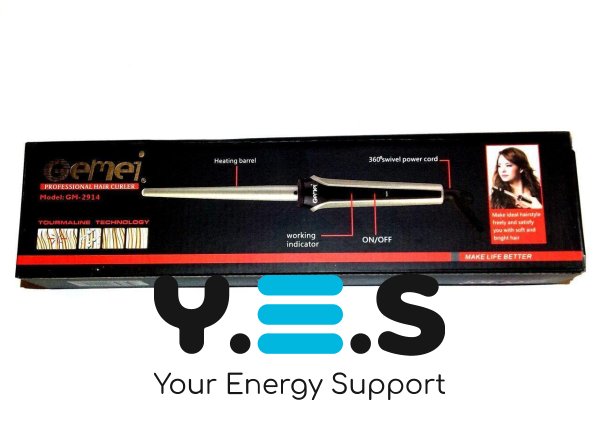 Конусна керамічна плойка Gemei GM-2914 для дрібних локонів Hair Curlers