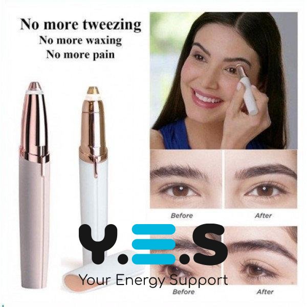 Жіночий тример-коректор для брів Flawless Brows, точне видалення волосків