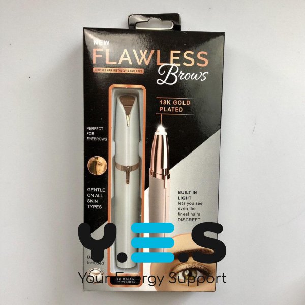 Жіночий тример-коректор для брів Flawless Brows, точне видалення волосків