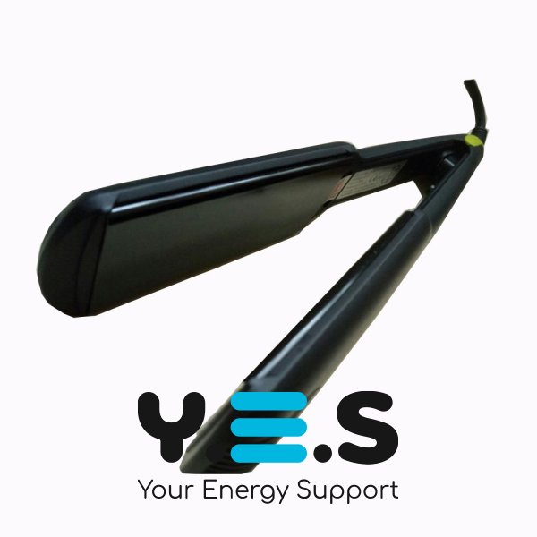 Праска-щипці гофре для волосся Kemei KM-2116 з турмаліновим покриттям