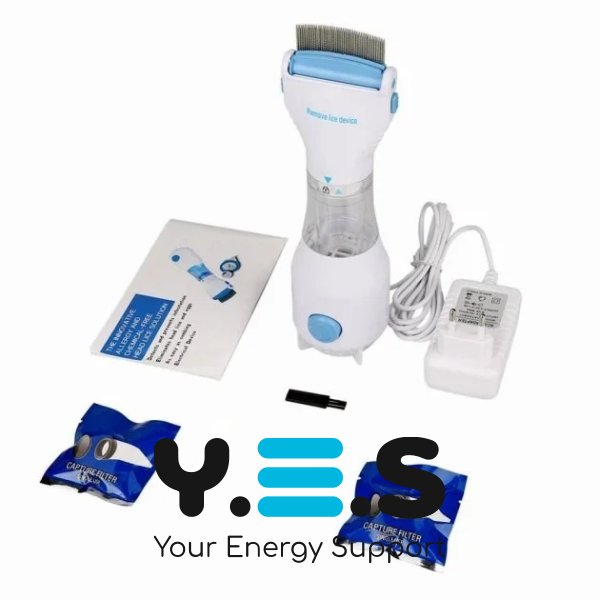 Електричний гребінець V-Comb Licetec від вошей/бліх/гнід, сталева насадка-розчіска