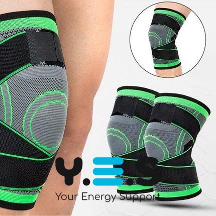 Еластичний бандаж-ортез на коліно KNEE SUPPORT — фіксатор колінного суглоба (наколінник)