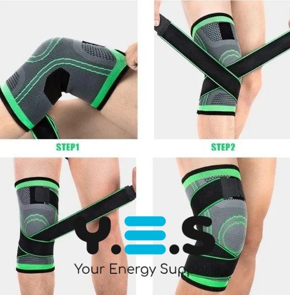 Еластичний бандаж-ортез на коліно KNEE SUPPORT — фіксатор колінного суглоба (наколінник)