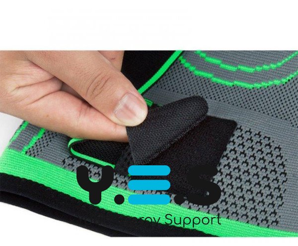 Еластичний бандаж-ортез на коліно KNEE SUPPORT — фіксатор колінного суглоба (наколінник)