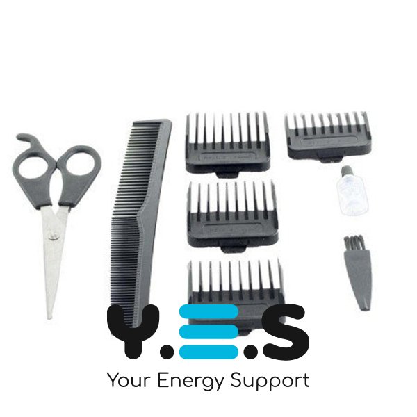 Машинка для стрижки волосся Domotec MS-3303 з насадками для точної стрижки