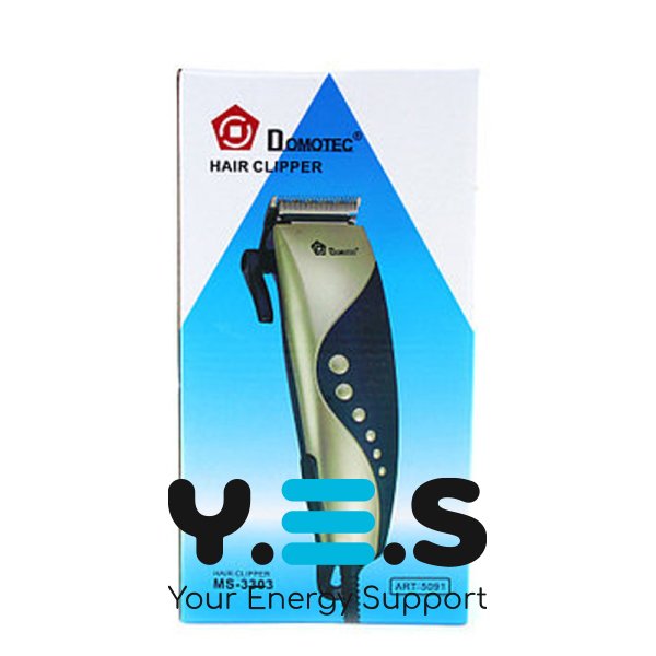 Машинка для стрижки волосся Domotec MS-3303 з насадками для точної стрижки