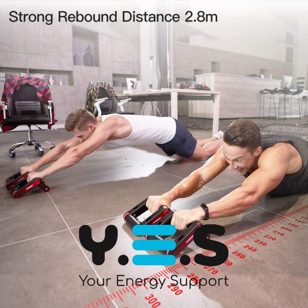 Ролери-упори Lutino Wheel для віджимань і преса, зміцнення м’язів усього тіла