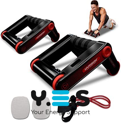 Ролери-упори Lutino Wheel для віджимань і преса, зміцнення м’язів усього тіла