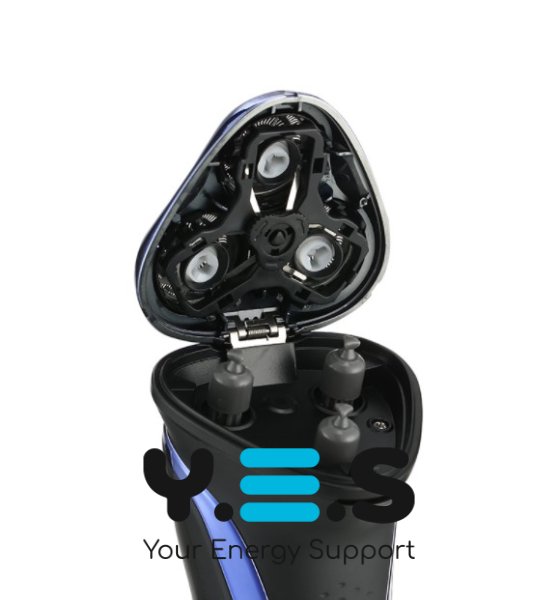 Бездротова електробритва VGR V-306 акумуляторна з плаваючими головками, тримером, вологе/сухе гоління