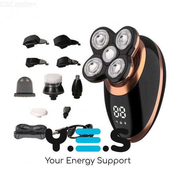 Бездротова електробритва VGR V-316 для чоловіків, вологостійка, для сухого та вологого гоління