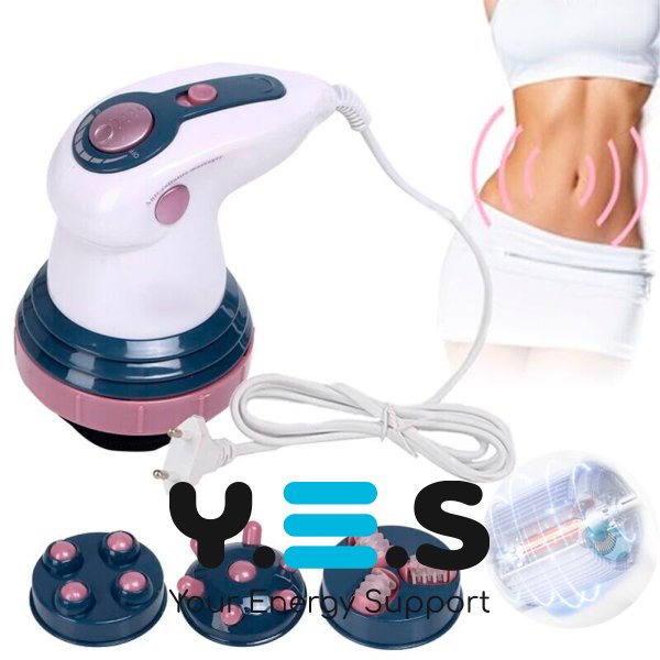 Інфрачервоний антицелюлітний вібромасажер Body Innovation з насадками для масажу всього тіла