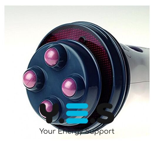 Інфрачервоний антицелюлітний вібромасажер Body Innovation з насадками для масажу всього тіла