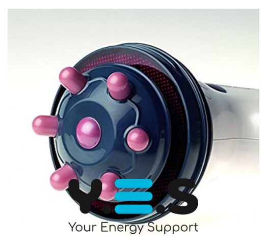 Інфрачервоний антицелюлітний вібромасажер Body Innovation з насадками для масажу всього тіла