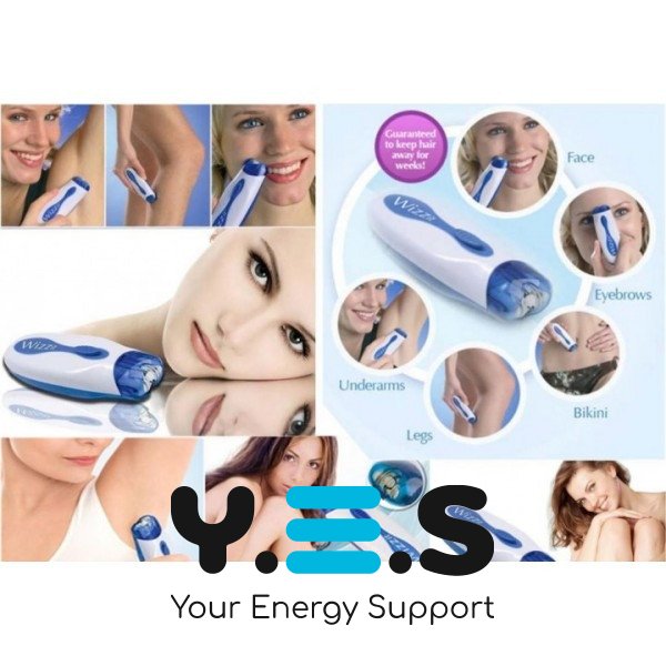 Електроепілятор Wizzit 2-в-1 для видалення волосся + манікюрний набір у чохлі (дорожній)