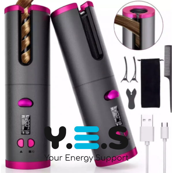 Автоматична плойка-стайлер Ramindong WM-002 для локонів, керамічна, USB-зарядка