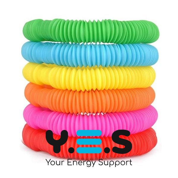 Антистрес-іграшка Pop Tube (поп туб): різнокольорові поп-труби Pop Tubes