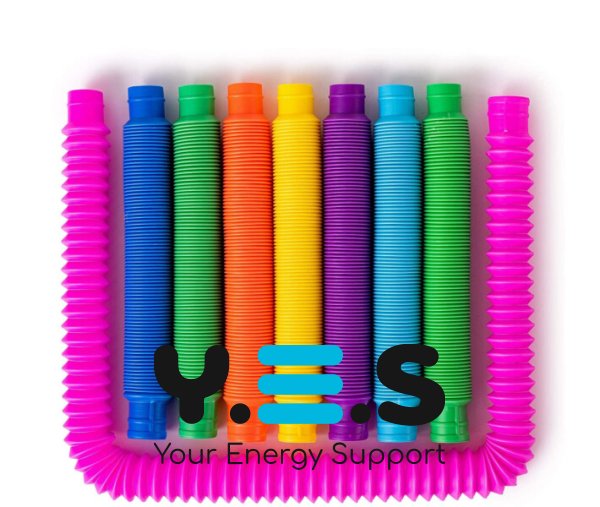 Антистрес-іграшка Pop Tube (поп туб): різнокольорові поп-труби Pop Tubes