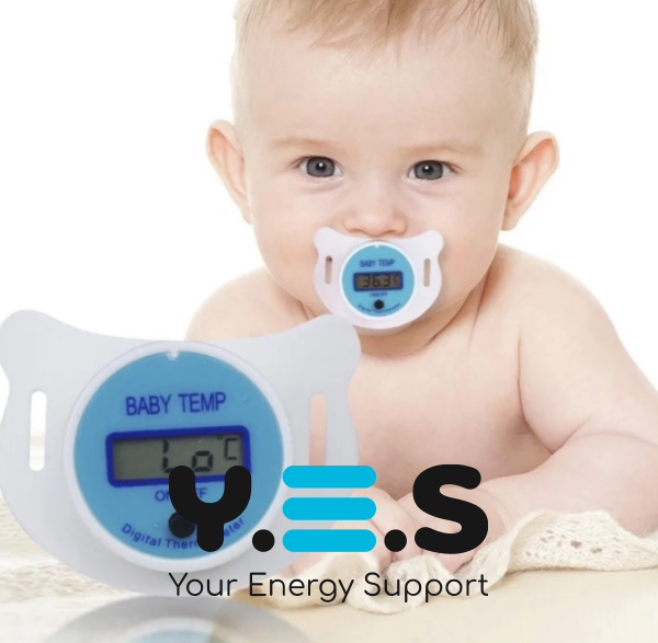 Соска-пустушка термометр BABY TEMP для вимірювання температури немовляти
