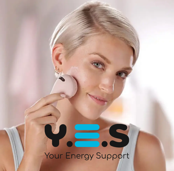 Силіконова масажна щітка для очищення обличчя Finishing Touch Flawless Cleanse