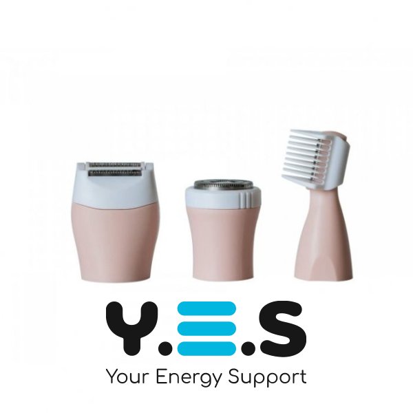 Жіночий тример Maxtop MP-078 3-в-1 з насадками для обличчя та тіла