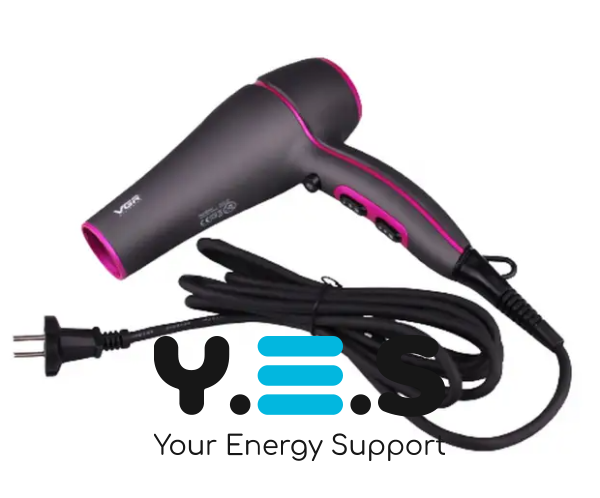 Потужний професійний фен VGR V-402 2200 Вт з концентратором і дифузором