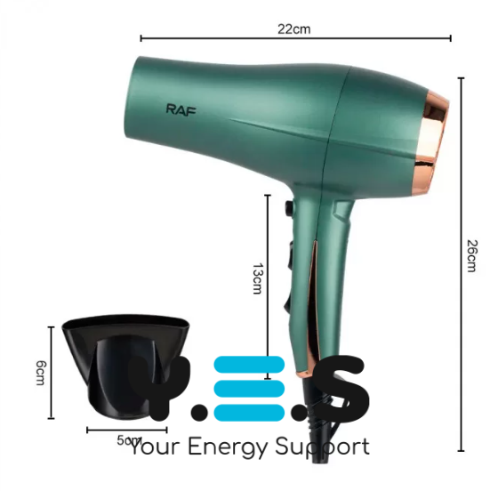 Професійний фен для волосся Domotec MS-409В 2200 Вт з насадкою-концентратором