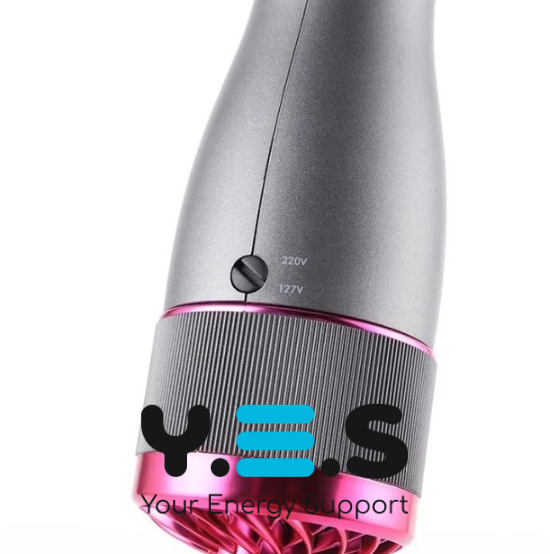 Фен-щітка RAF R.411 повітряний стайлер для сушіння й укладання волосся, 1200 Вт