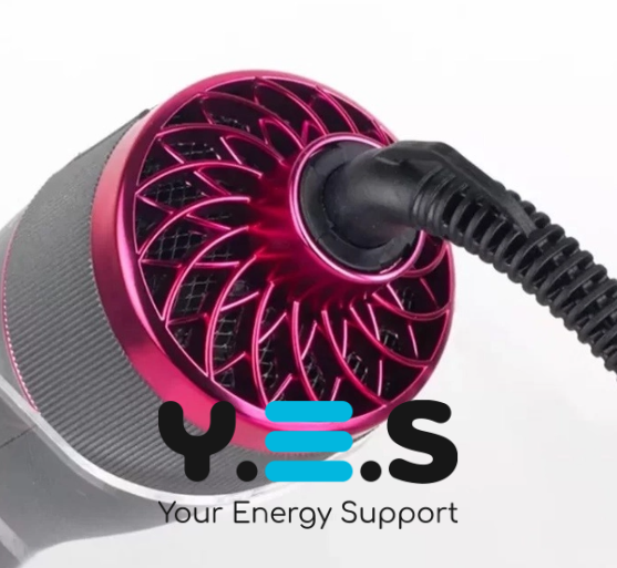 Фен-щітка RAF R.411 повітряний стайлер для сушіння й укладання волосся, 1200 Вт