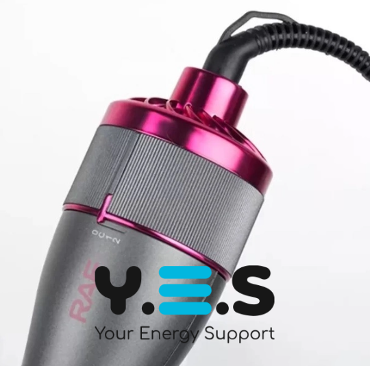 Фен-щітка RAF R.411 повітряний стайлер для сушіння й укладання волосся, 1200 Вт