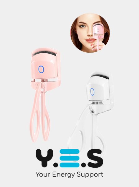 Електричні щипці-керлер для завивки вій з USB-зарядкою, затискач-стайлер