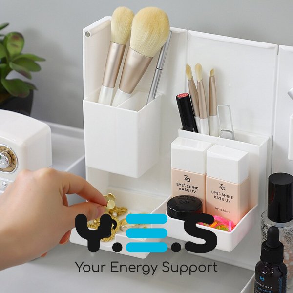 Складний настільний органайзер для канцелярії, косметики та аксесуарів
