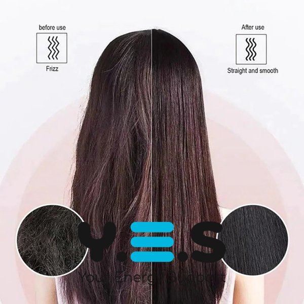 Розчіска-випрямляч HQT-909 для укладання волосся з турмаліновим покриттям