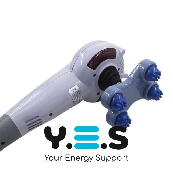 Універсальний ручний вібромасажер для тіла Maxtop Magic Massager 8в1 з ІЧ та насадками